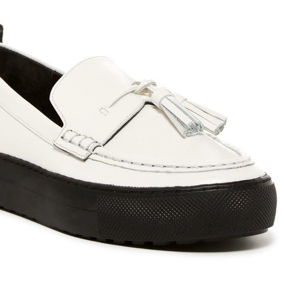 ATELJE 71 New COLE Leather Tassel Platform Flats Loafers Flatforms NIB Womens  7 - Picture 2 of 16